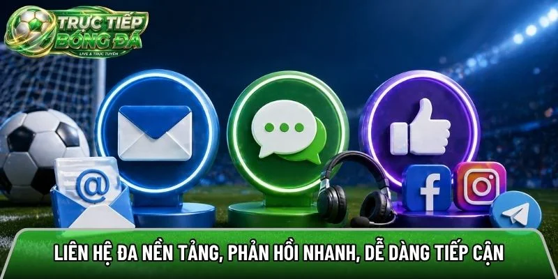 Liên hệ đa nền tảng, phản hồi nhanh, dễ dàng tiếp cận