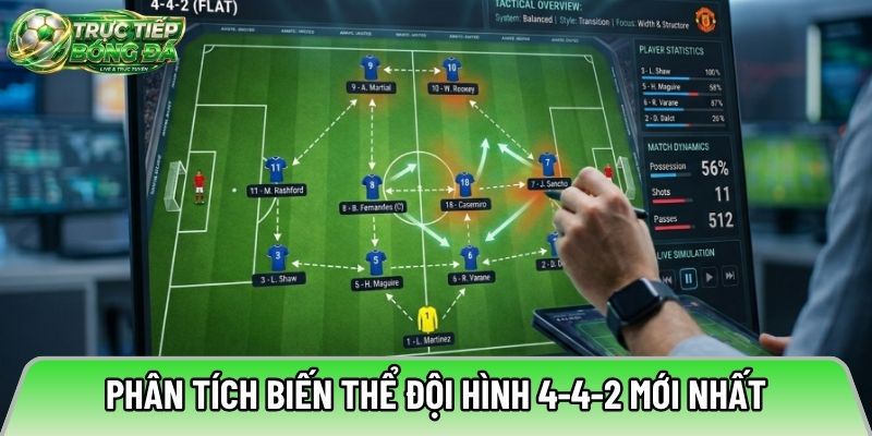 Phân tích biến thể đội hình 4-4-2 mới nhất
